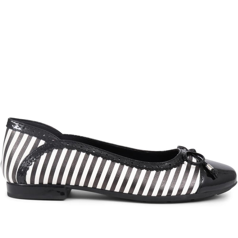 Patterned Ballet Flats  - WBINS39090 / 325 164