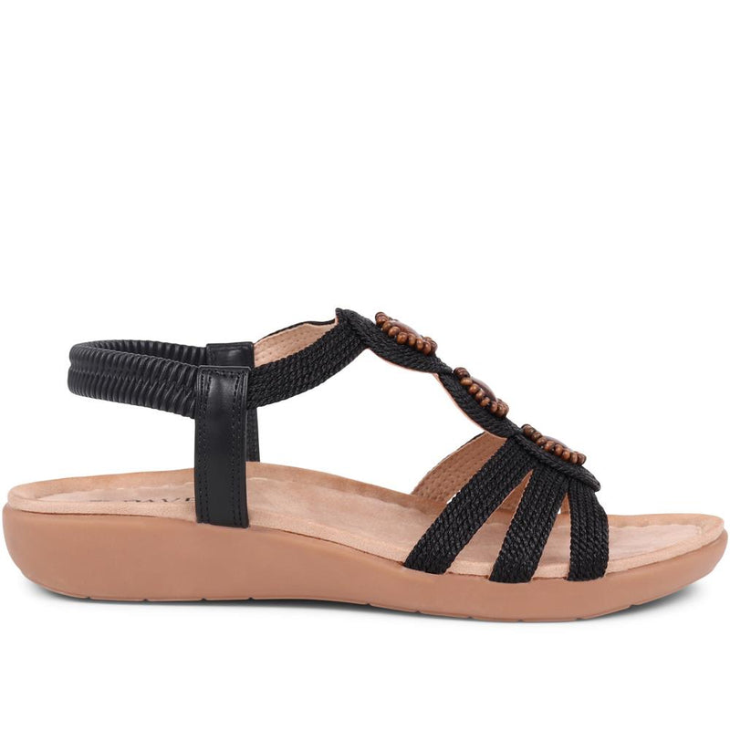 Slip-On Elasticated Sandals  - BAIZH39059 / 325 344