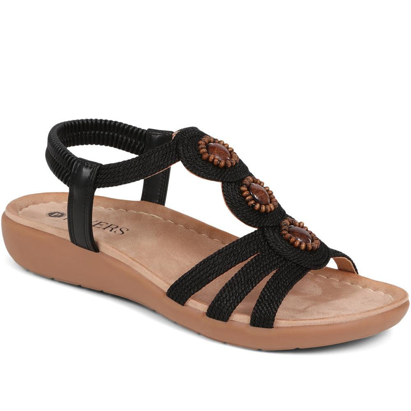 Slip-On Elasticated Sandals  - BAIZH39059 / 325 344