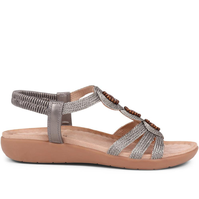 Slip-On Elasticated Sandals  - BAIZH39059 / 325 344