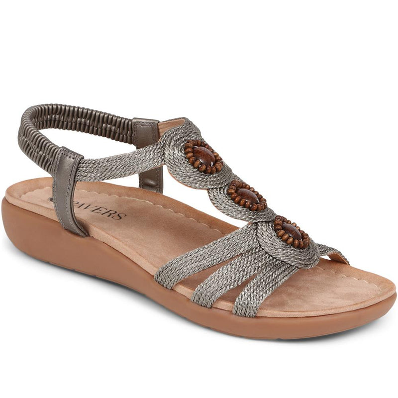 Slip-On Elasticated Sandals  - BAIZH39059 / 325 344