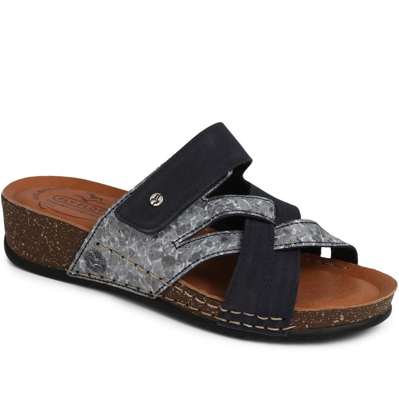 Leather Mule Sandals - FLY37055 / 323 226