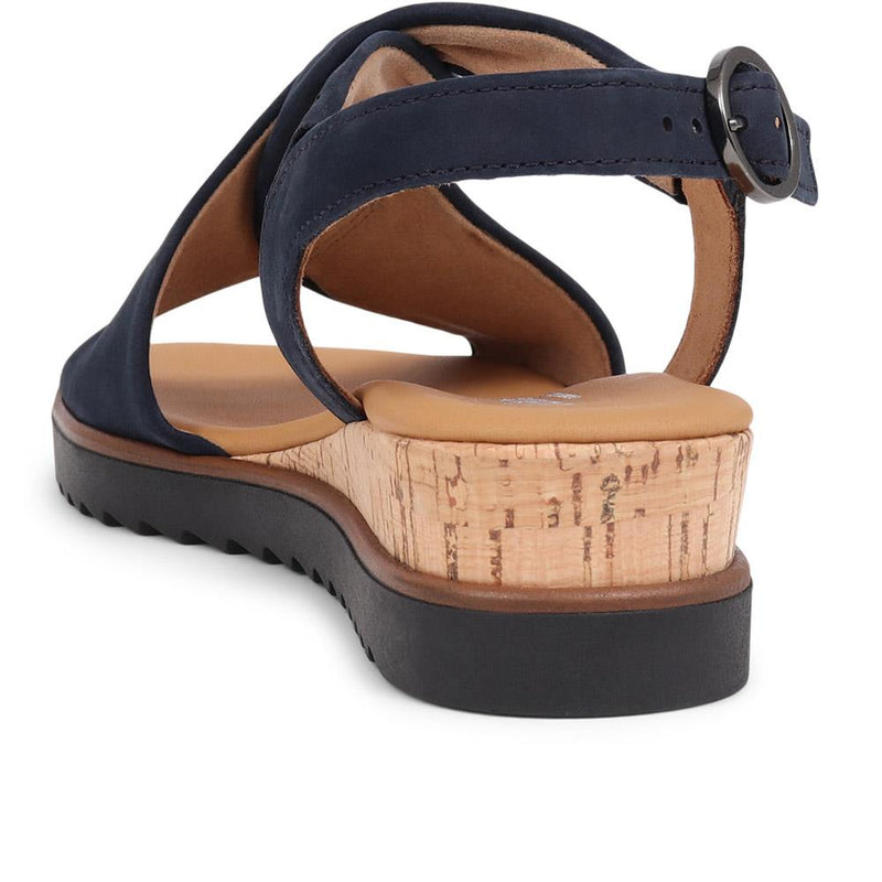 Rich Leather Twist-Front Sandals - GAB31514 / 317 898