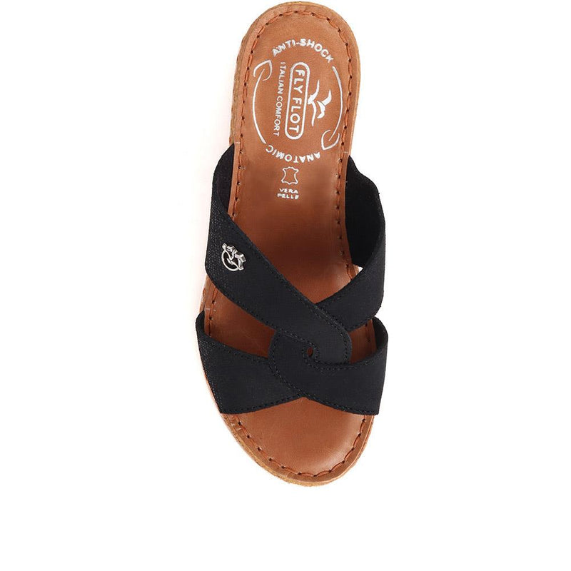 Fly Flot Wedge Mule Sandals - FLY39019 / 324 788