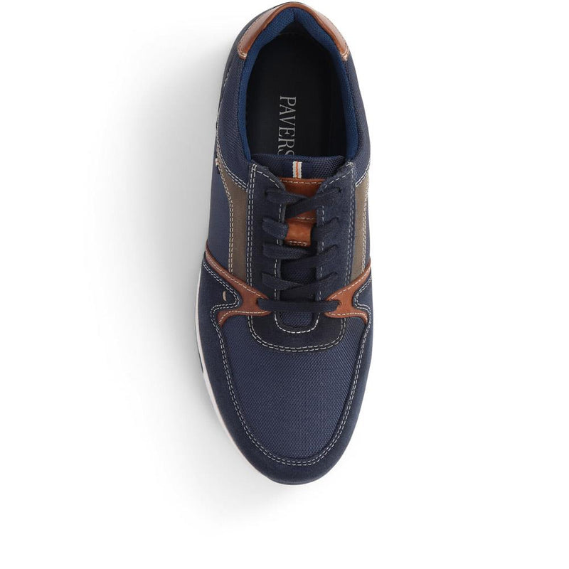 Leather Lace-Up Trainers - TEJ39001 / 324 932