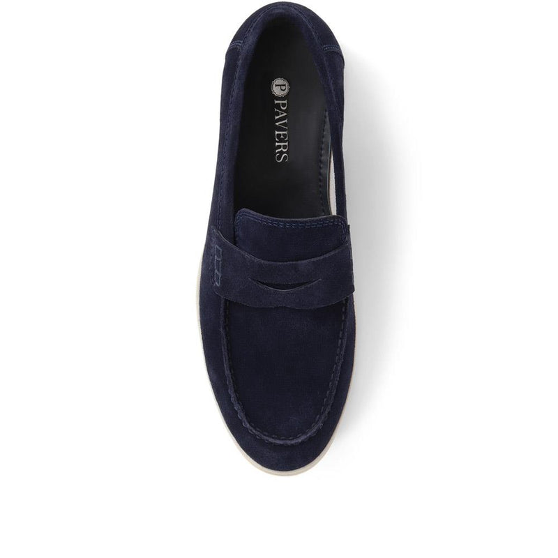 Suede Slip-On Loafers - JFOOT39007 / 325 149