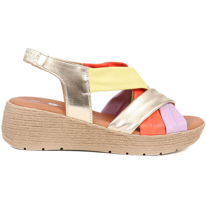 Cross-Strap Platform Sandals  - MARIL39003 / 325 332