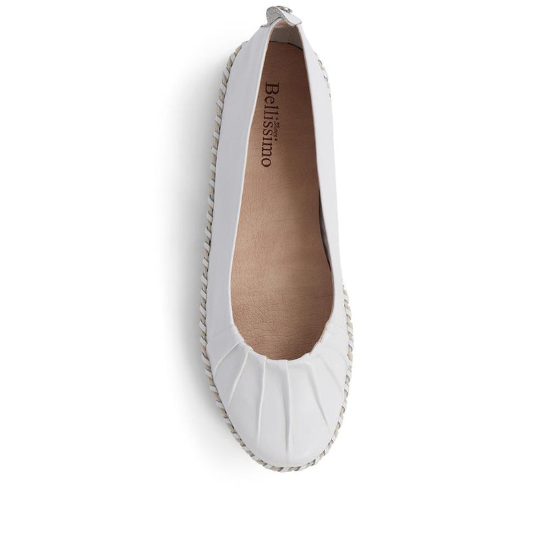 Leather Ballet Pumps - BOT39011 / 324 916