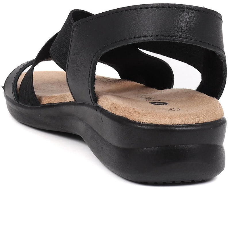 Elasticated Slip-On Sandals  - POLY39007 / 325 479