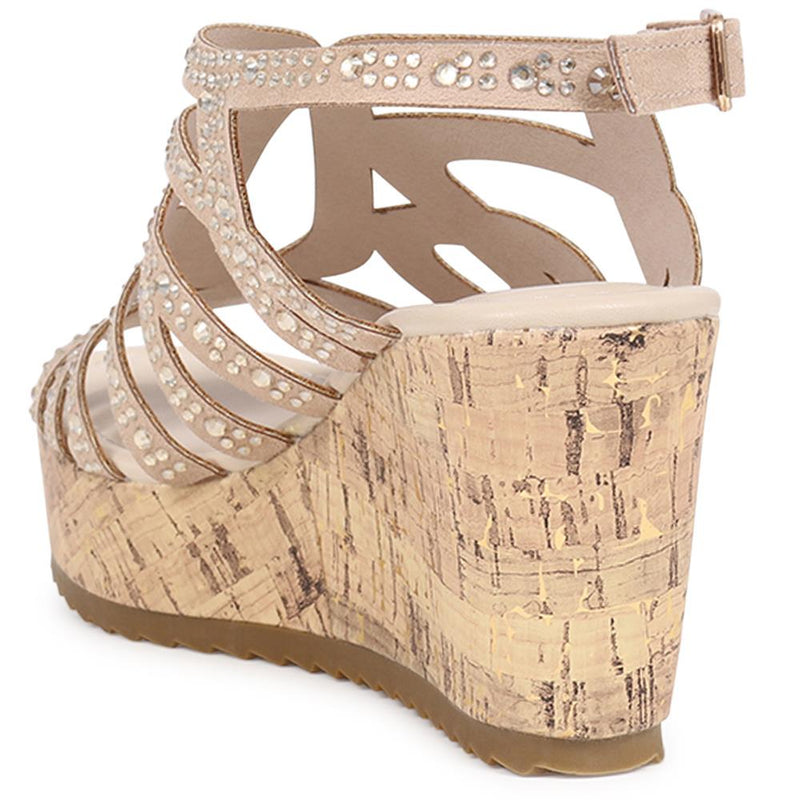 Platform Wedge Sandals  - BELPLAN39003 / 325 315