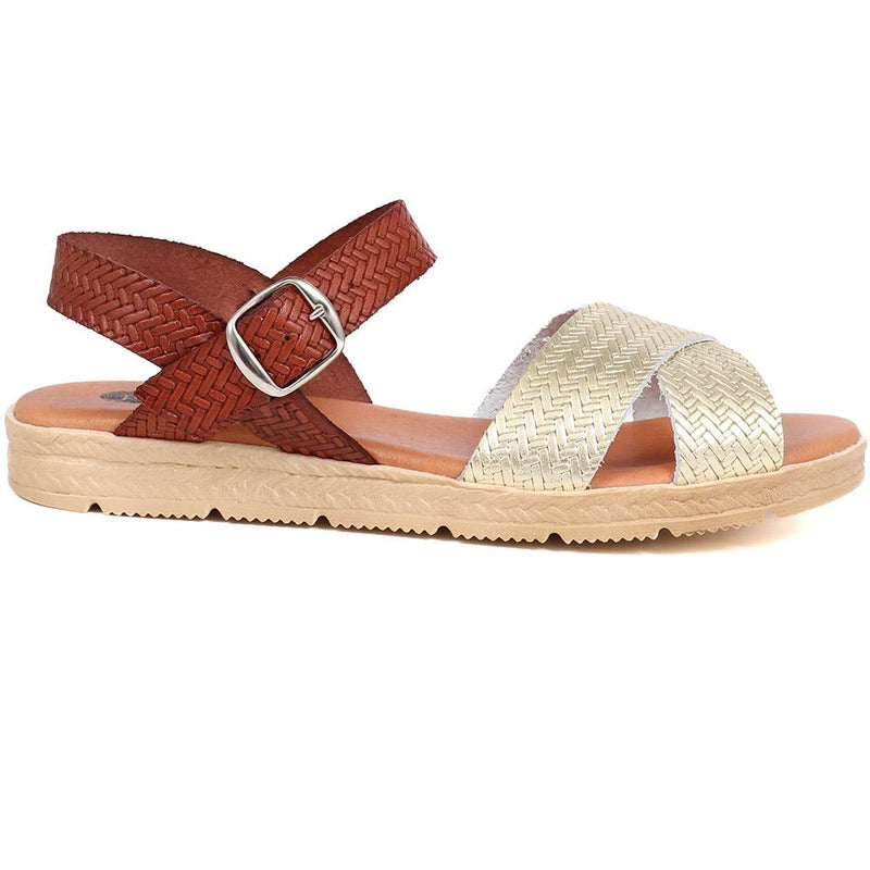 Woven Strap Sandals  - LYAN39017 / 325 393