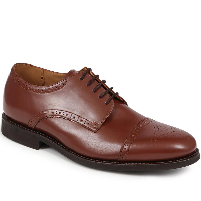 Mile End Goodyear Welted Polished Leather Brogues - MILEEND2 / 318 986