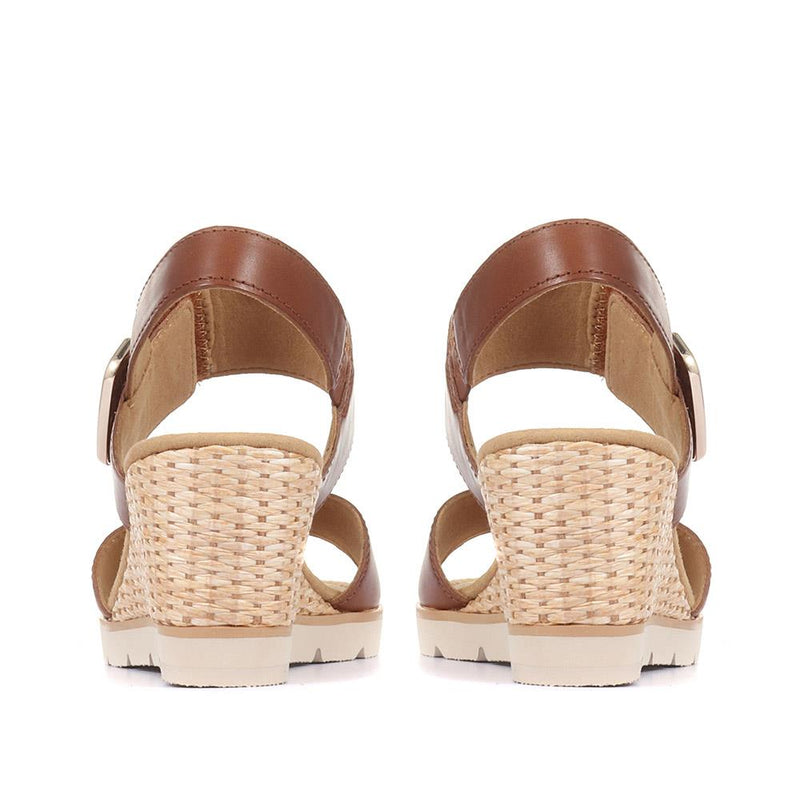 Porter Leather Wedge Sandals - GAB31515 / 317 909