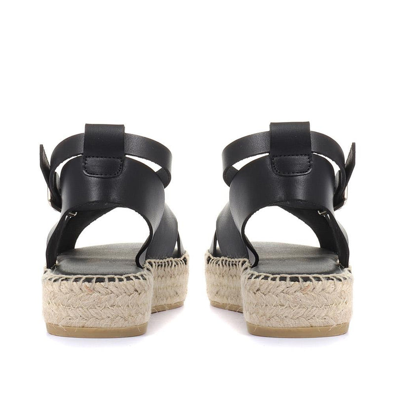 Agnes Leather Flatform Sandals - AGNES / 320 144