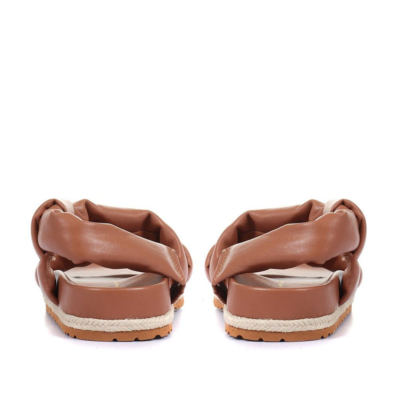 Mount Hope Leather Flatform Sandals - MOUNTHOPE / 319 936