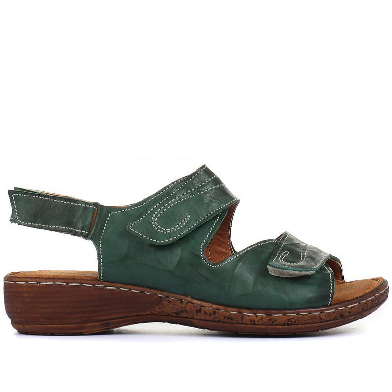 Dual Fitting Leather Sandals - LUCK33021 / 320 057