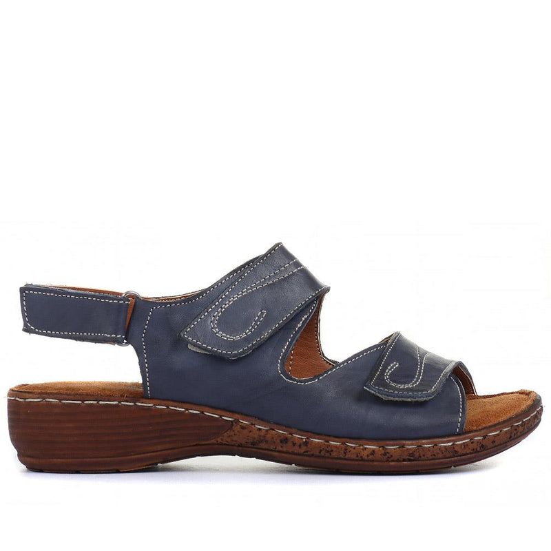 Dual Fitting Leather Sandals - LUCK33021 / 320 057