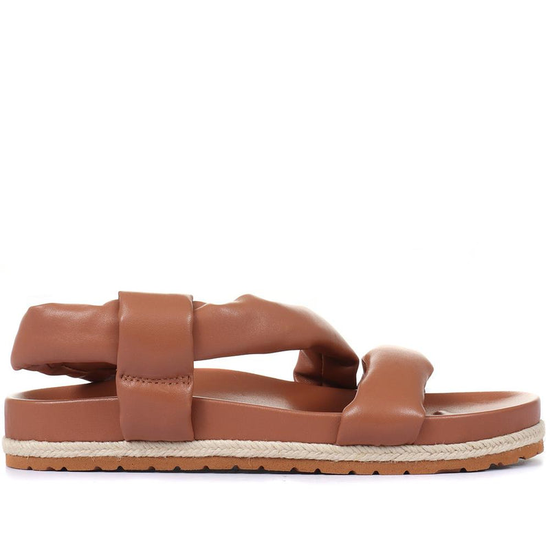 Mount Hope Leather Flatform Sandals - MOUNTHOPE / 319 936