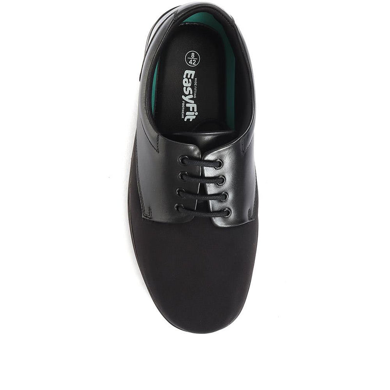 Extra Wide Fit Lace-Up Derby Shoe - ABERTO / 320 929