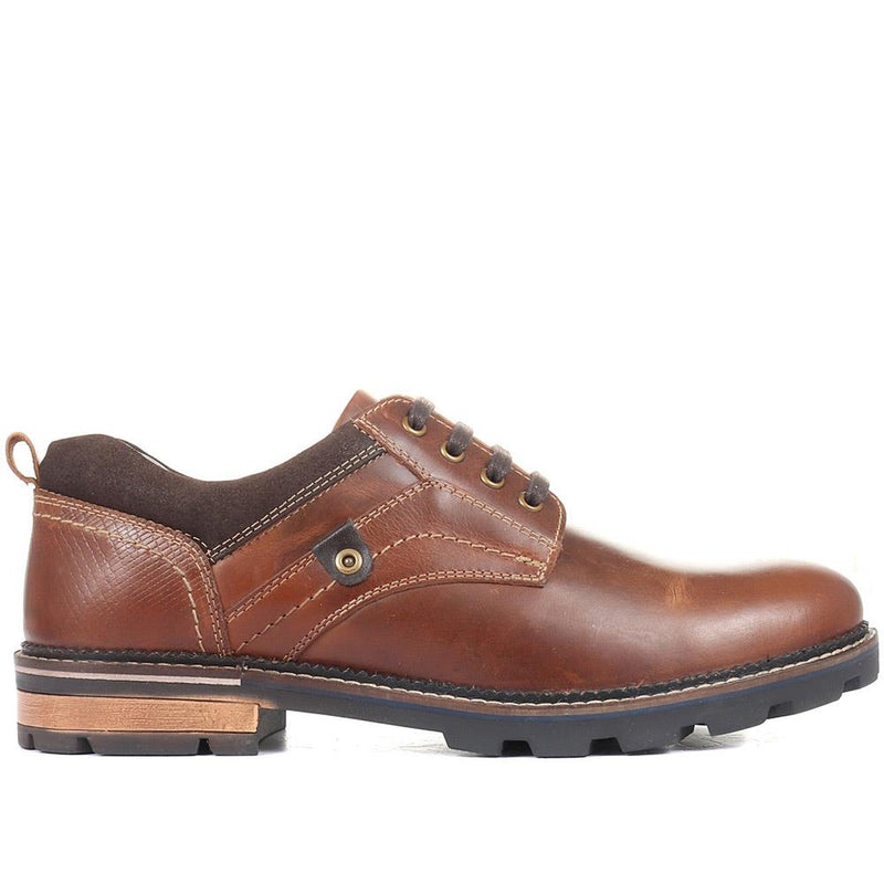 Leather Lace-Up Shoes - TEJ34001 / 321 198
