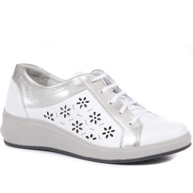 Leather Lace-Up Shoes - CAL33013 / 319 508